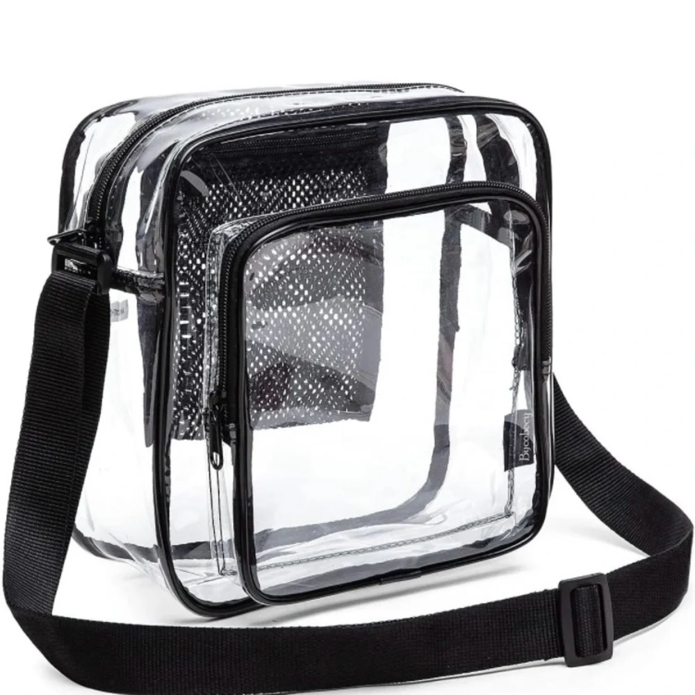 CLEAR MESSENGER CROSSBODY/SHOULDER BAG